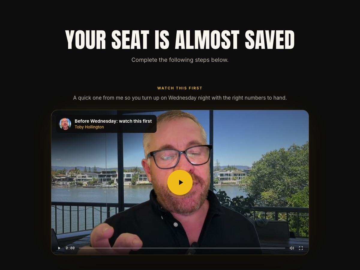 Thank-you page preview